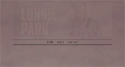 Desktop Screenshot of lonniepark.com